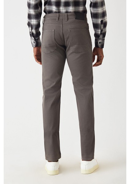 Erkek 5 Cepli Spor Pantolon Gri PNS22K22224_D55 modelleri