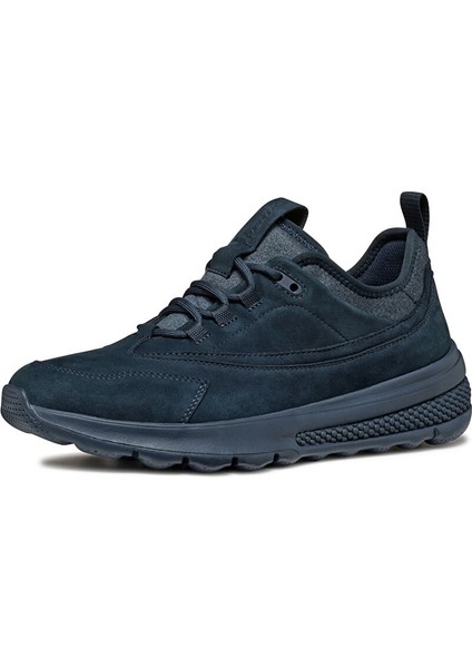 Lacivert Erkek Deri Sneaker