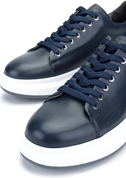 Erkek Hakiki Deri Lacivert Sneakers & Spor Ayakkabı modelleri