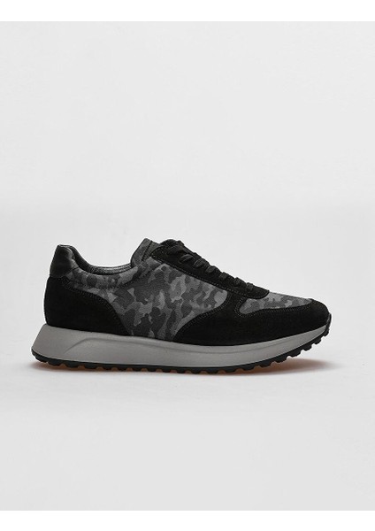 Siyah Erkek Süet Sneaker 29433