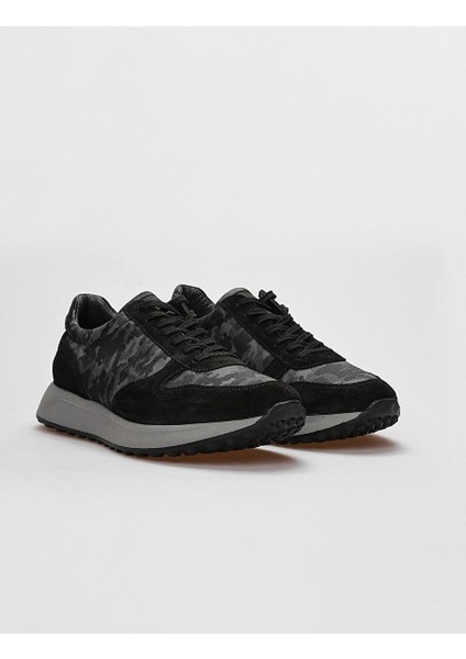 Siyah Erkek Süet Sneaker 29433
