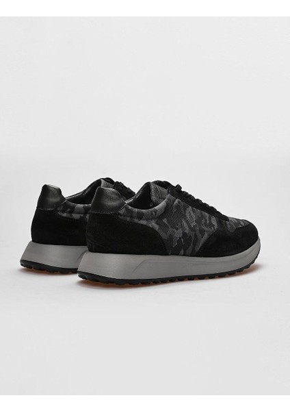 Siyah Erkek Süet Sneaker 29433
