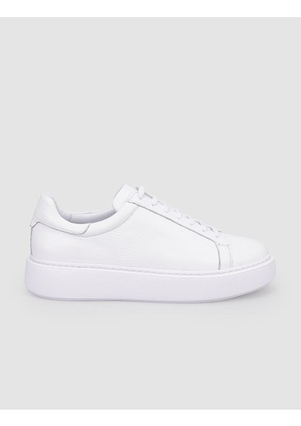 Kahverengi Erkek Deri Sneaker 125417