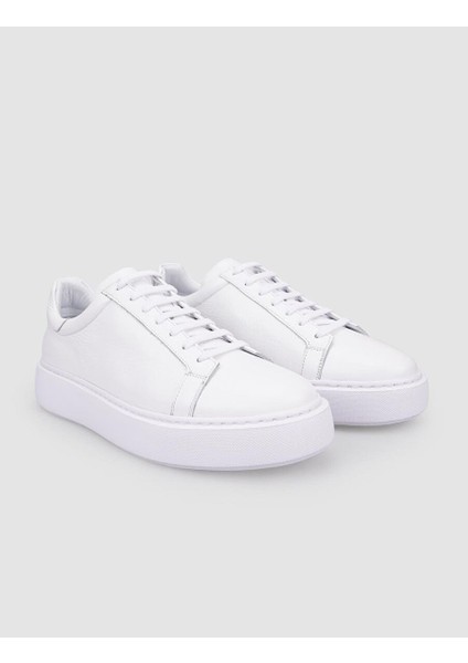 Kahverengi Erkek Deri Sneaker 125417
