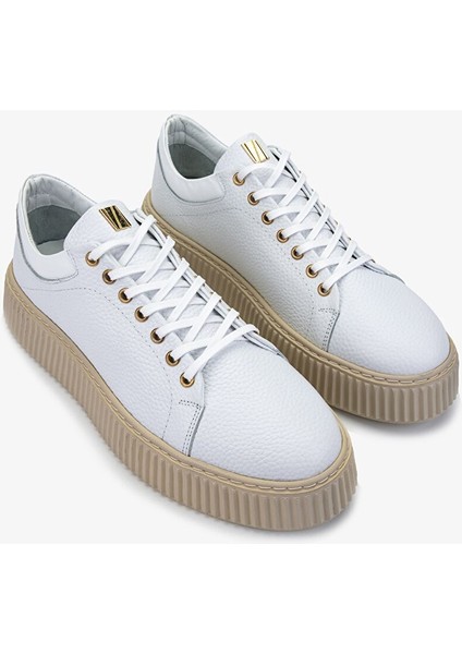 Siyah Erkek Deri Sneaker 352 21169 Erk Ayk SK24-25