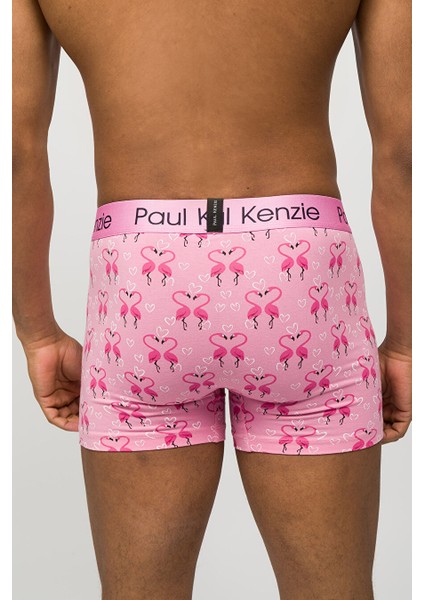 Desenli Erkek Boxer - Couple Collection Flovemingo