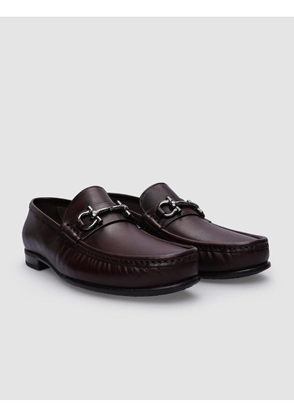 %100 Hakiki Deri Kahverengi Erkek Loafer fiyatları