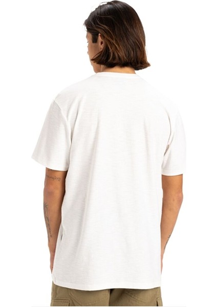 Slub Roundneck Erkek Kısa Kollu Tişört EQYKT04377 Ekru indirimleri