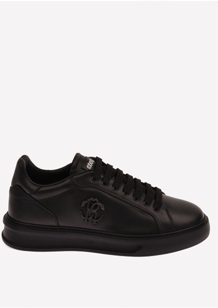 Siyah Erkek Deri Sneaker 25730