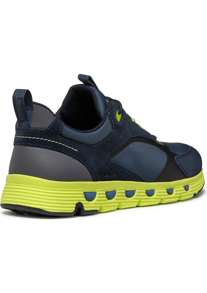 Lacivert-Sarı Erkek Sneaker