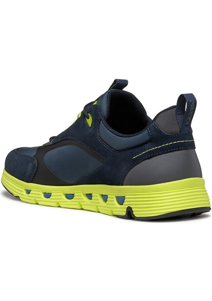 Lacivert-Sarı Erkek Sneaker
