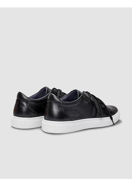 Siyah Erkek Deri Sneaker 29583