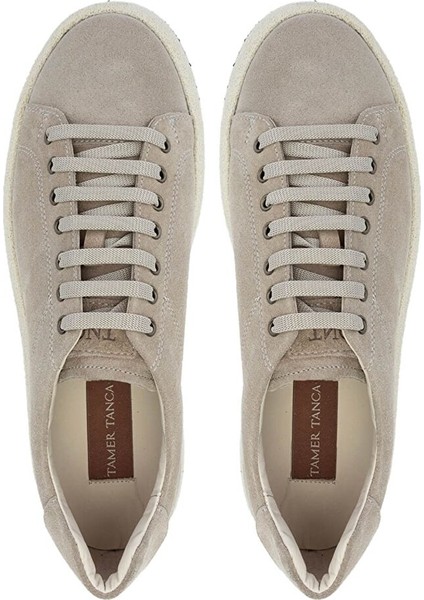 Erkek Hakiki Deri Bej Süet Sneakers & Spor Ayakkabı indirimleri