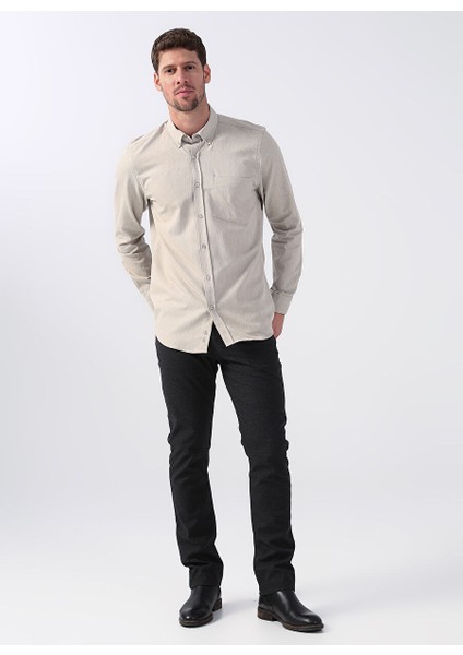Siyah Erkek Regular Fit Chino Pantolon cm P 607