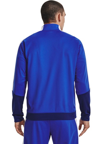 Kapüşon Yaka Mavi - Beyaz Erkek Sweatshırt 1373791 Ua Tricot Fashion Jacket modelleri