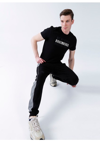 Bağlamalı Bel Slim Fit Siyah - Gri Erkek Eşofman Altı C 1 272 80 E 2393 indirimleri