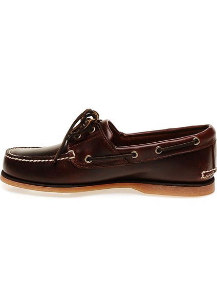 Classic Boat Koyu Kahve Deri Erkek Günlük Ayakkabı