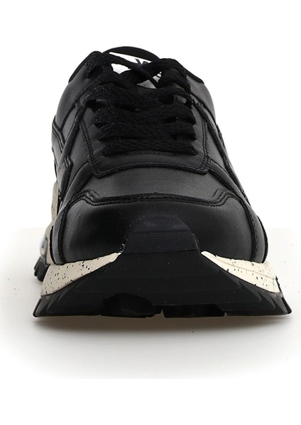 Siyah Erkek Deri Sneaker Breeze 3-M