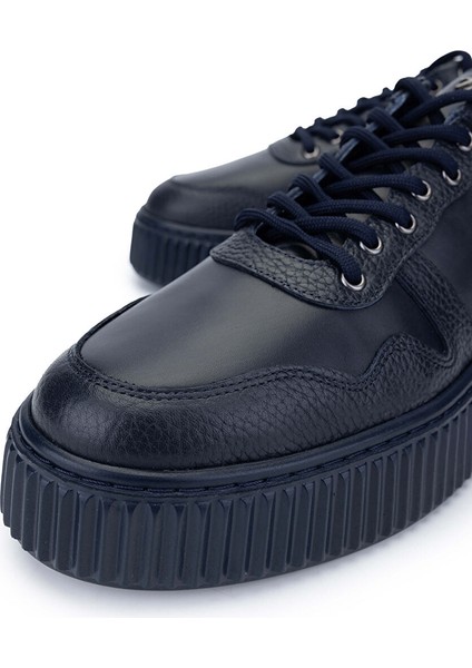 Siyah Erkek Deri Sneaker 352 21241 Erk Ayk SK24-25 modelleri