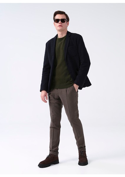 Slim Fit Lacivert Erkek Düz Ceket Zeos fiyatları