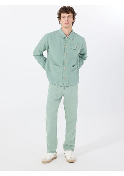 Yeşil Erkek Standart Pantolon Mr Brıckell Pants