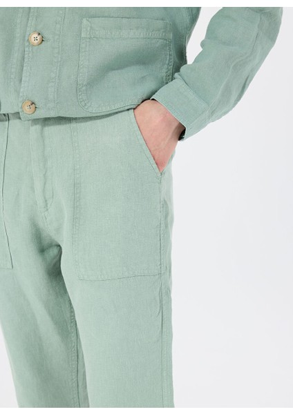 Yeşil Erkek Standart Pantolon Mr Brıckell Pants