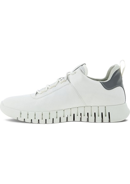 Beyaz Erkek Deri Sneaker Gruuv M White White
