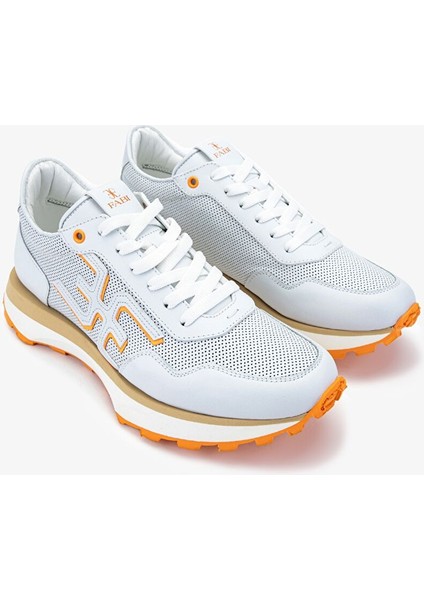 Fabi Erkek Hakiki Deri Beyaz/turuncu Sneakers & Spor Ayakkabı fiyatları