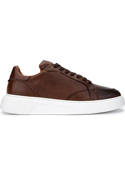 Lacivert Erkek Deri Sneaker 04 3522 Erk Ayk SK24-25
