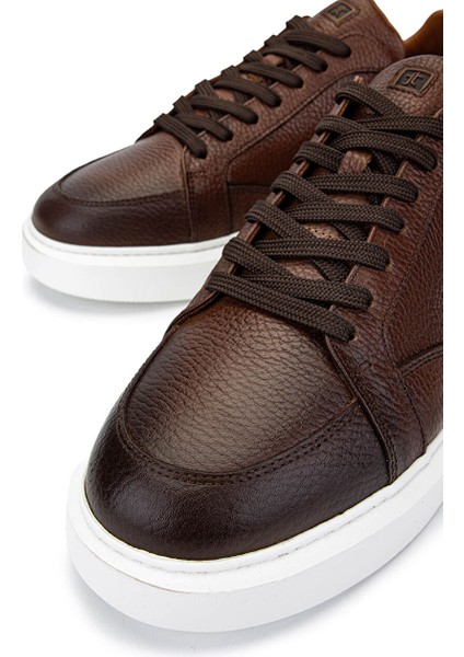 Lacivert Erkek Deri Sneaker 04 3522 Erk Ayk SK24-25