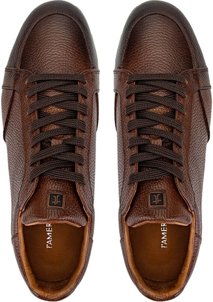 Lacivert Erkek Deri Sneaker 04 3522 Erk Ayk SK24-25