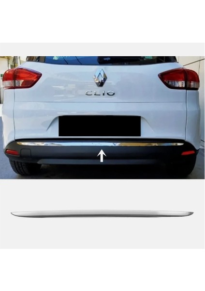 Renault Clio 4 Krom Cam Çıtası 2011-2018 8prç + Arka Tampon Çıtası Set indirimleri