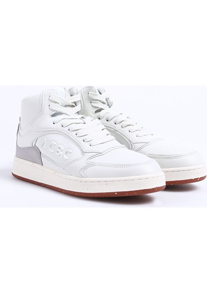 Beyaz-Gri Erkek Deri Sneaker Shacbbh fiyatları
