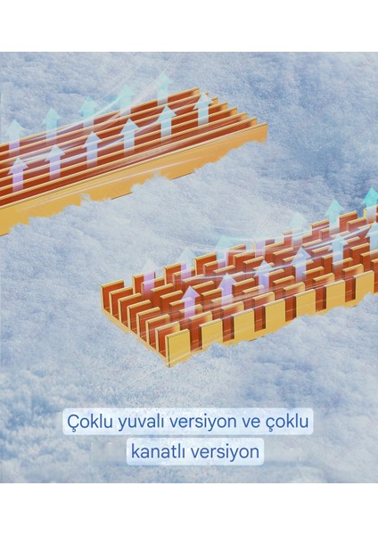 Jeyı Termal Pad Yeni Nesil Yüksek Performans 3mm M.2 2280 SSD Nvme Uyumlu Soğutucu Alüminyum Alaşımlı Isı Emici Pasif Soğutucu