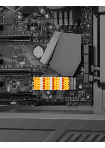 Jeyı Termal Pad Yeni Nesil Yüksek Performans 3mm M.2 2280 SSD Nvme Uyumlu Soğutucu Alüminyum Alaşımlı Isı Emici Pasif Soğutucu