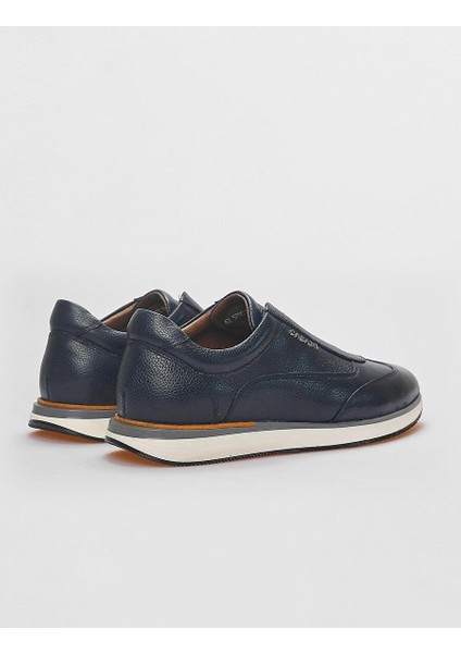Lacivert Erkek Deri Sneaker 29111 modelleri