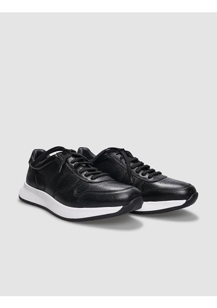 Siyah Erkek Deri Sneaker 29783 fiyatları