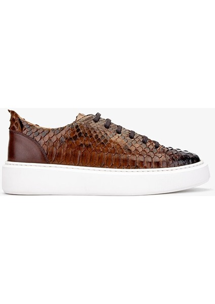 Erkek Hakiki Deri Taba Sneakers & Spor Ayakkabı