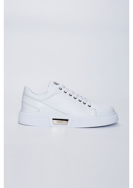 Siyah Erkek Deri Sneaker 352 18004 Erk Ayk Y23