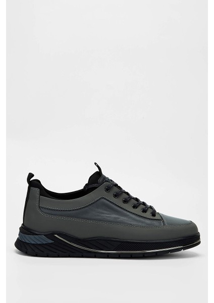 Lacivert Erkek Deri Sneaker 381 18630 Erk Ayk SK23/24