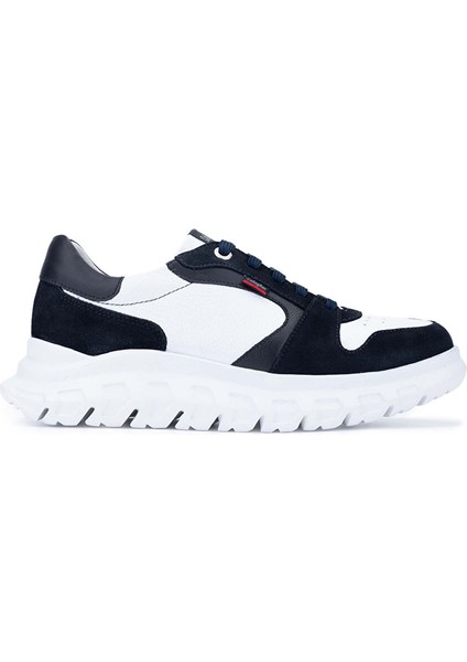 Erkek Hakiki Deri Lacivert Sneakers & Spor Ayakkabı