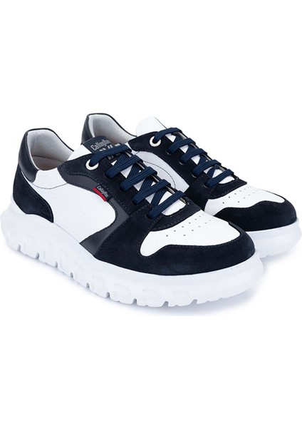Erkek Hakiki Deri Lacivert Sneakers & Spor Ayakkabı
