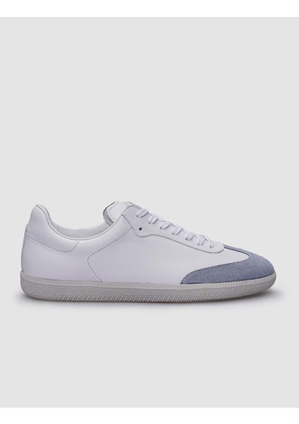 Beyaz-Mavi Erkek Sneaker 124541
