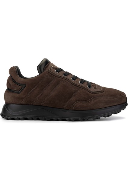 Erkek Hakiki Deri Kahverengi Sneakers & Spor Ayakkabı