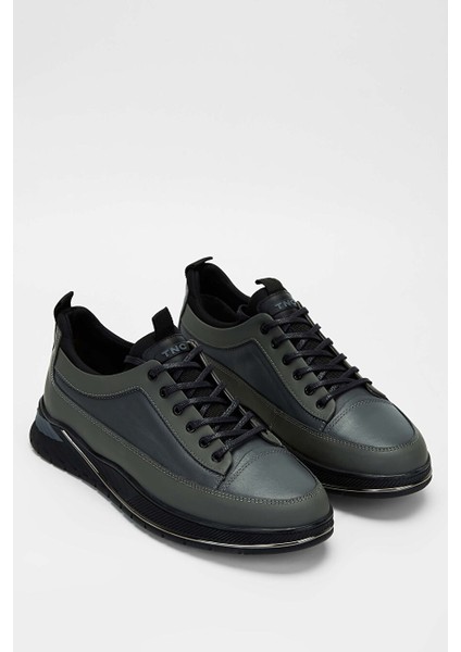 Lacivert Erkek Deri Sneaker 381 18630 Erk Ayk SK23/24 fiyatları