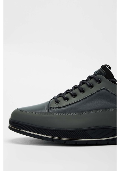 Lacivert Erkek Deri Sneaker 381 18630 Erk Ayk SK23/24 modelleri