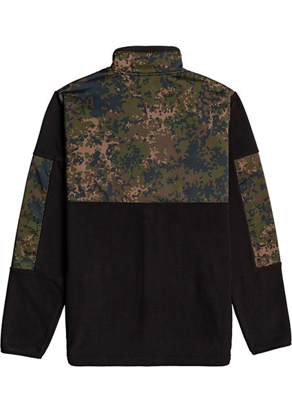 Willmore Graphene Dik Yaka Desenli Erkek Polar Sweatshirt