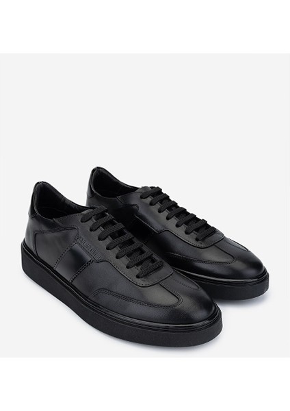 Beyaz-Siyah Erkek Deri Sneaker 698 1147-1 Erk Ayk SK24-25 fiyatları