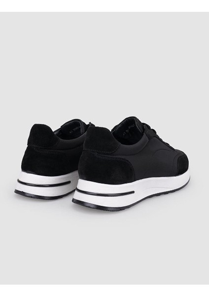 Siyah Erkek Süet Sneaker 122888 modelleri
