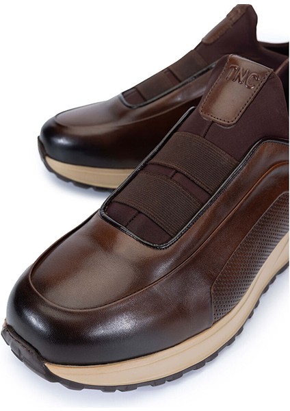 Erkek Hakiki Deri Kahverengi Sneakers & Spor Ayakkabı modelleri